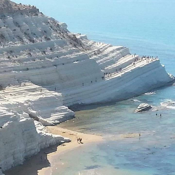Anemone Della Scala Dei Turchi Apartment Реалмонте Екстериор снимка