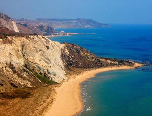 Anemone Della Scala Dei Turchi Apartment Реалмонте Екстериор снимка
