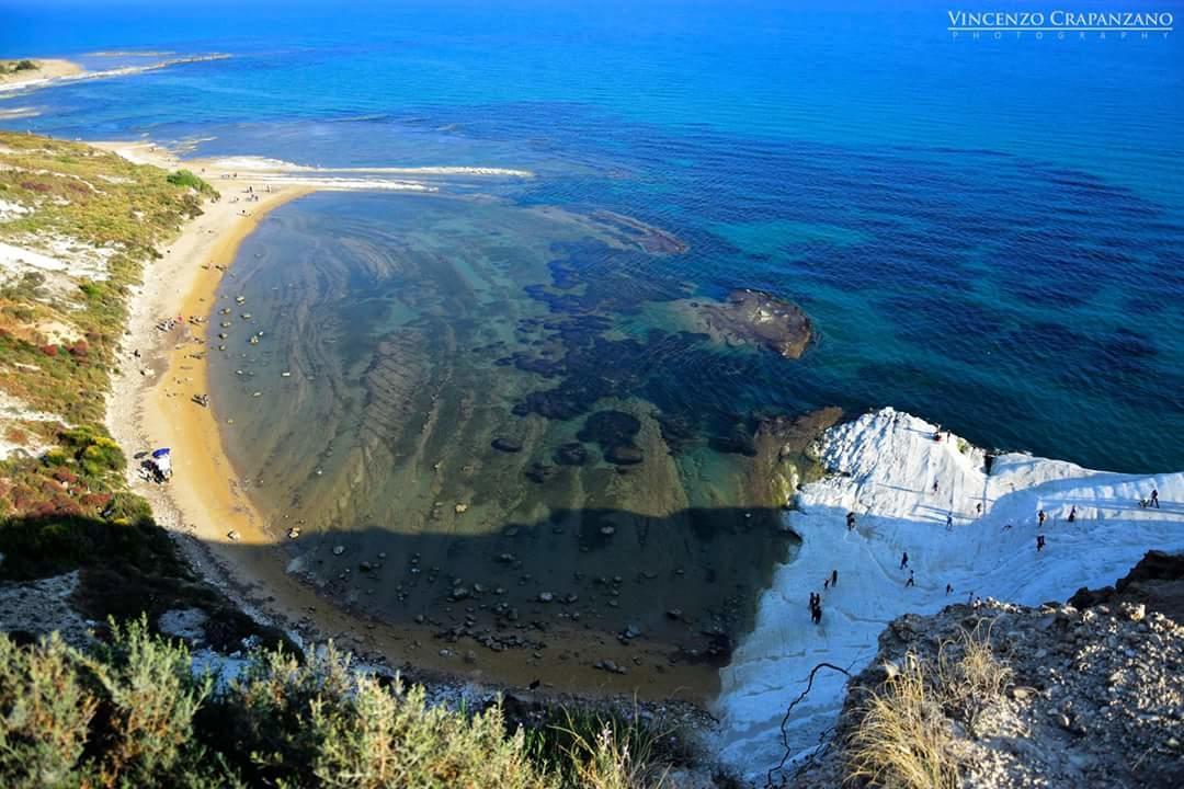 Anemone Della Scala Dei Turchi Apartment Реалмонте Екстериор снимка